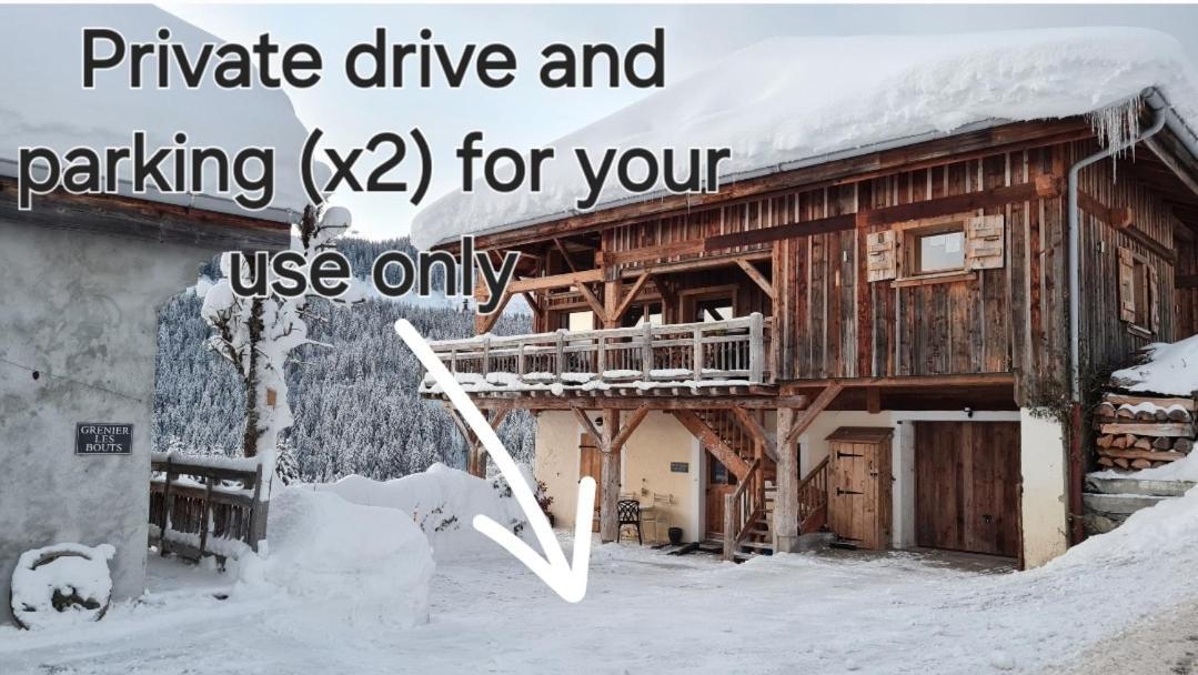 'Petite Ferme Les Bouts' Apartment, Sleeps 6, Nr Morzine La Cote d'Arbroz Exterior photo